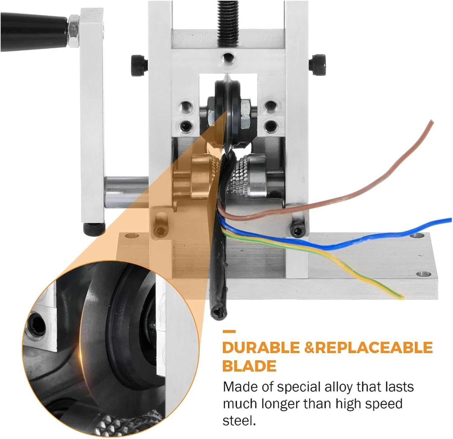 Manual Wire Stripping Machine Copper Cable Scrap Recycle Alloy Steel Cable Peeling Stripper Machine For 1-70mm Diameter Cable with Efficiency