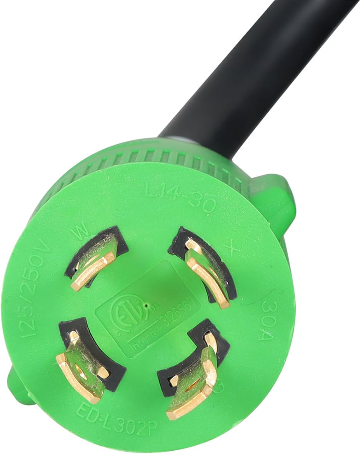 labwork 100FT 4 Prong 30 Amp Generator Extension Cord Organizer Replacement for L14-30P to L14-30R Generator Cord