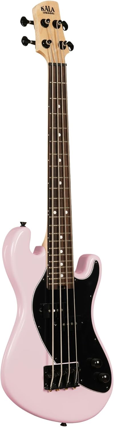 Solid Body 4-String Pale Pink Fretted U•BASS®