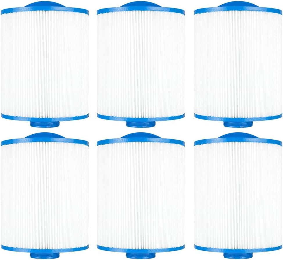 Clear Choice Pool Spa Filter 6.75 Dia x 8.00 in Cartridge Replacement for Artesian Spa Baleen AK-90161, [6-Pack]