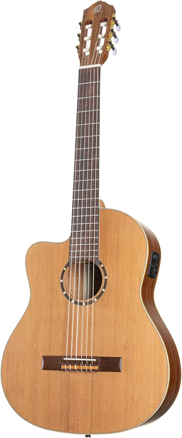 Family Series Pro Solid Top Acoustic-Electric Nylon Classical Guitar w/Bag