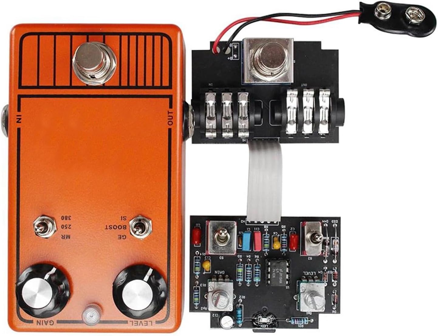 Professional Guitar Effects Pedals Handmade Guitar Effects Pedal Overdrive Amplifier With Display Accessory