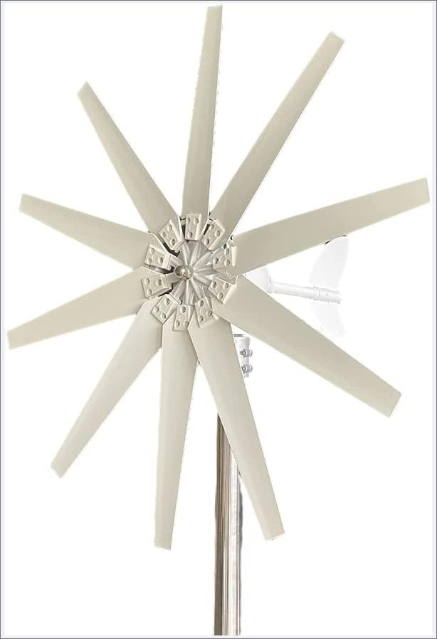 10000W 10 Blades Wind Turbine Generator Windmill 12V 24V 48V Powerful Three-Phase AC Permanent Magnet Wind Turbine