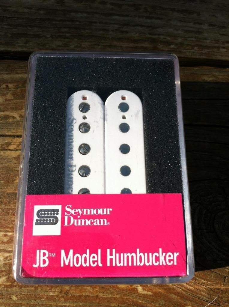 Seymour Duncan SH-4 JB Model Humbucker PICKUP White Electric Guitar