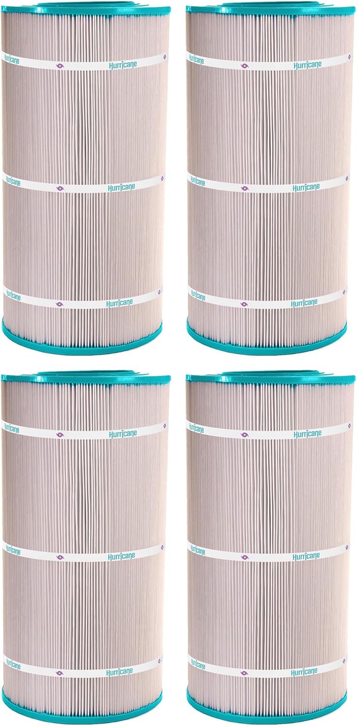 Hurricane Filters 4 Pack HF9699-01 Advanced Spa Filter Cartridge - Replacement for Unicel C-9699, PJ100, Filbur FC-1490, PJB-100