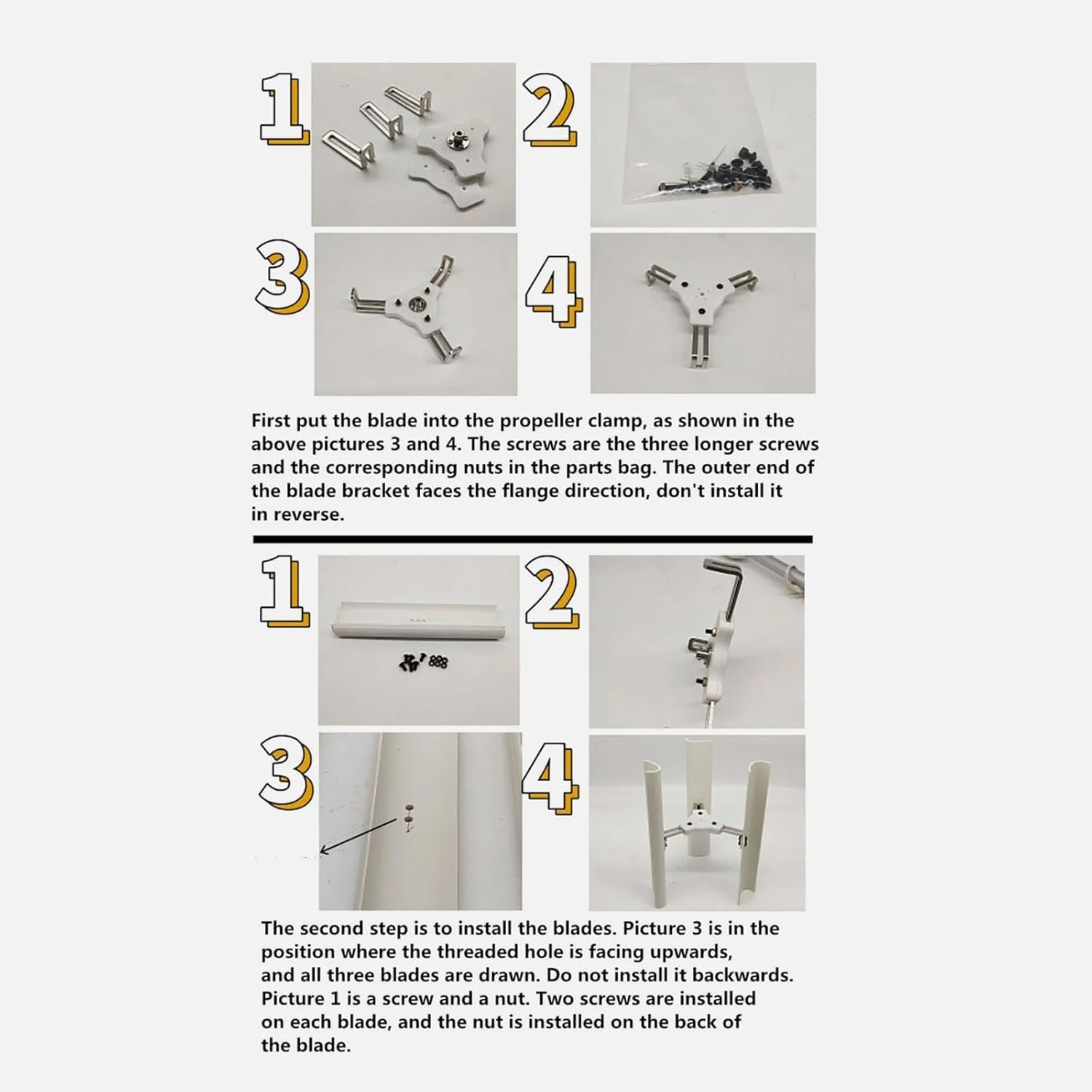 30W DIY Vertical Axis Wind Generator 3 Blades 12V Three Phase Wind Turbine Model Permanent Magnet Generator for Interior Decoration, Model Making.