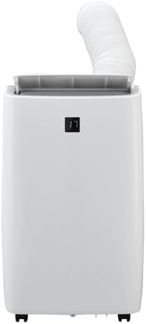 12000 Btu Portable Air Conditioner, 12000 BTU Portable AC Unit with Remote, Window kit, Pipe Cools up to 550 Sq. Ft for Home Office Dorms, White