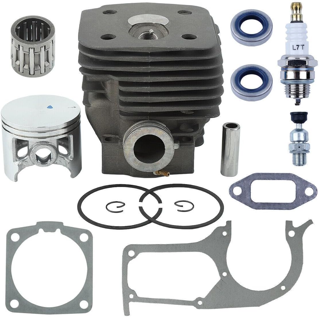 Replace Tool Spare Part for Machines 58mm Piston Cylinder Gasket Bearing Kit for Husquarna 395 395XP 395 EPA Chainsaw (#US-20072024-08880)