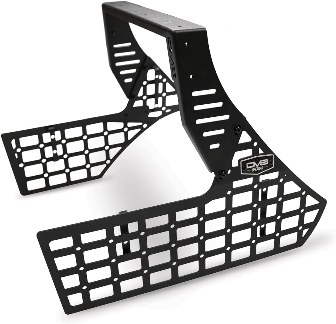 DV8 Offroad Center Console Molle Panels & Device Bridge for 2022-2025 Toyota Tundra & 2023 Sequoia | Mount for Cell Phone, GPS, & Other Accessories | Truck Cargo Storage | Quick & Easy Installation