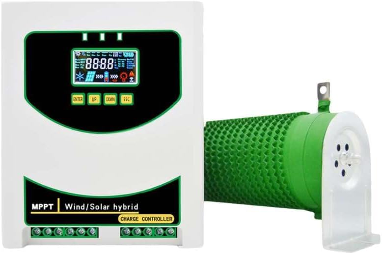 14000W MPPT Wind & Solar Hybrid System Controller, Auto 12V 24V 48V High Efficiency Regulator for Home Appliance Wind Generators