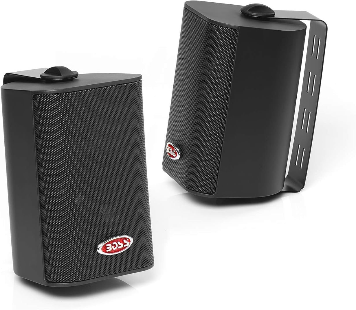 BOSS Audio Systems MR4.3B 200 Watt Per Pair, 4 Inch, Full Range, 3 Way Weatherproof Marine Speakers Sold in Pairs
