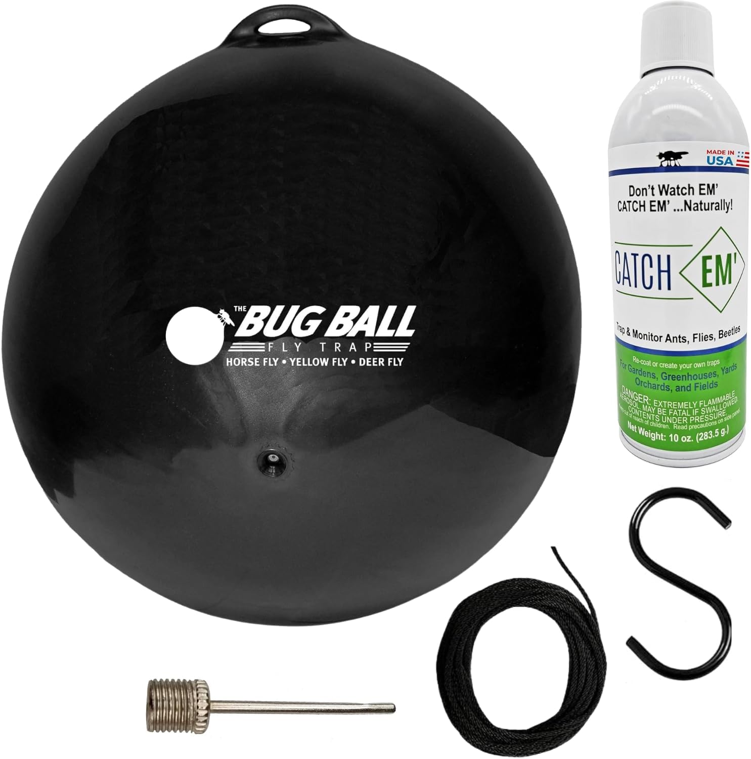 Bug Ball Deluxe Complete Kit - Biting Fly and Insect Trap, Pack of 4