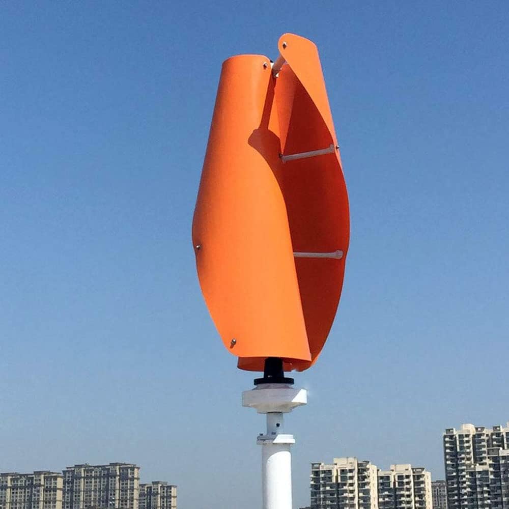 600W Vertical Wind Turbine, 3 Phase Vertical Axis Coreless Wind Power with Controller Permanent Magnet Generator (24V 48V)