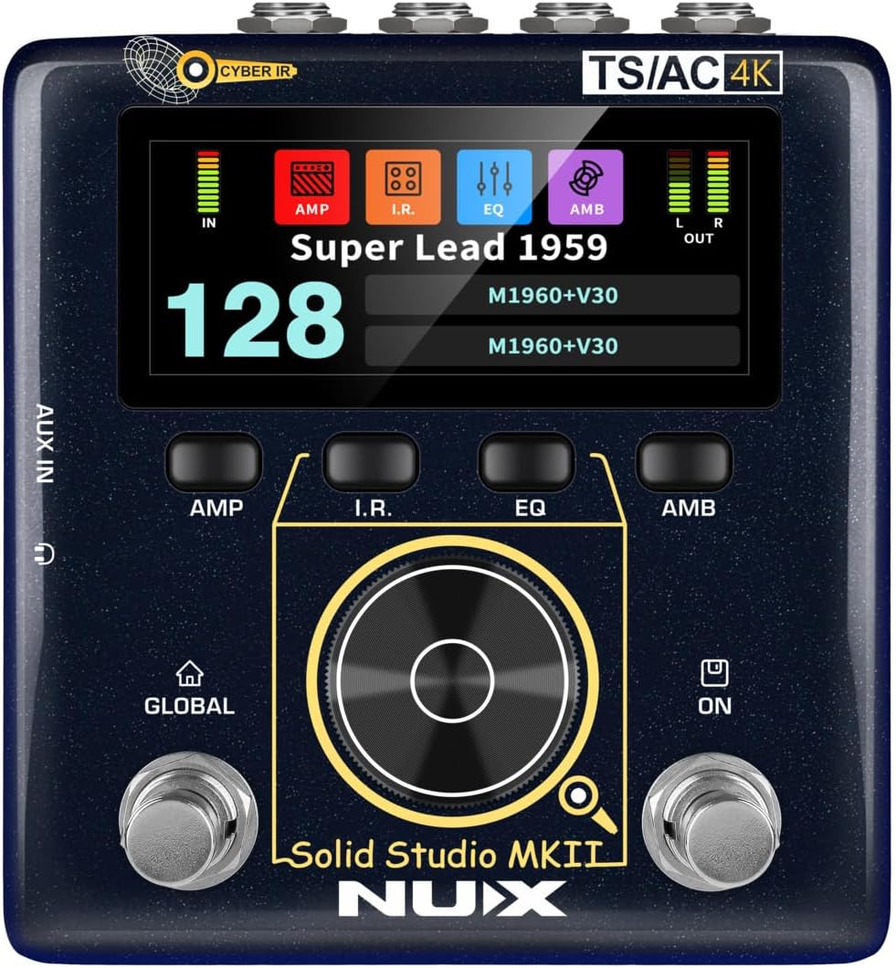 NUX Solid Studio MKII Preamp, Power Amp Simulator, IR Loader