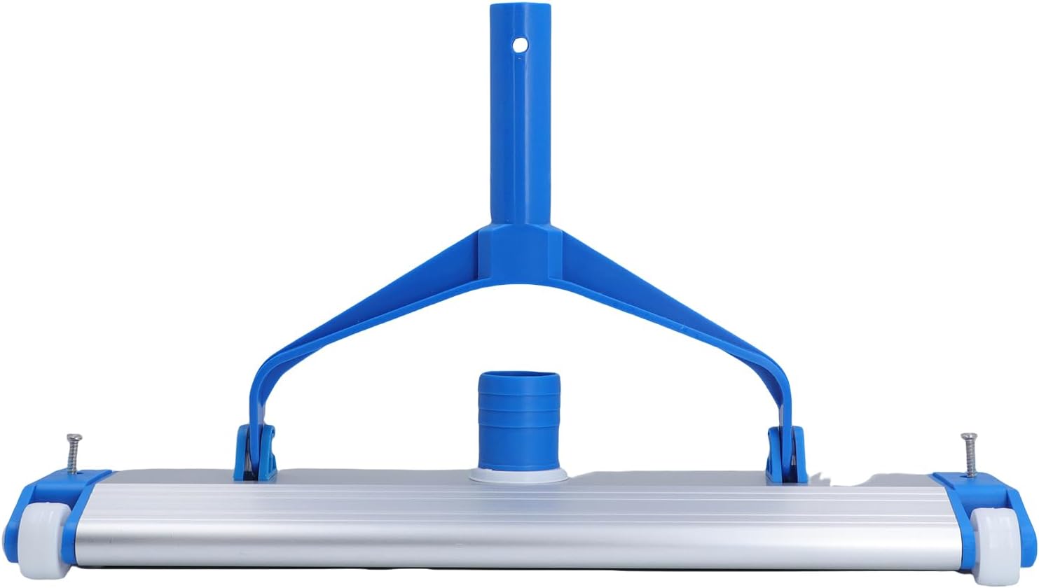 Yosoo Pool Vacuum Head Brush, Extra Large Commercial Grade Swimming Heavy Duty Aluminum Base Pool Vacuum Head Attachment with Bottom Brush