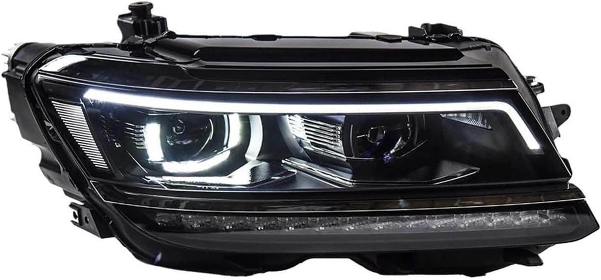 Compatible For VW Tiguan L Headlight 2017-2022 Car Automotive Goods LED DRL Hella 5 Xenon Lens H7 Compatible For VW Tiguan Car Accessories(LHD)