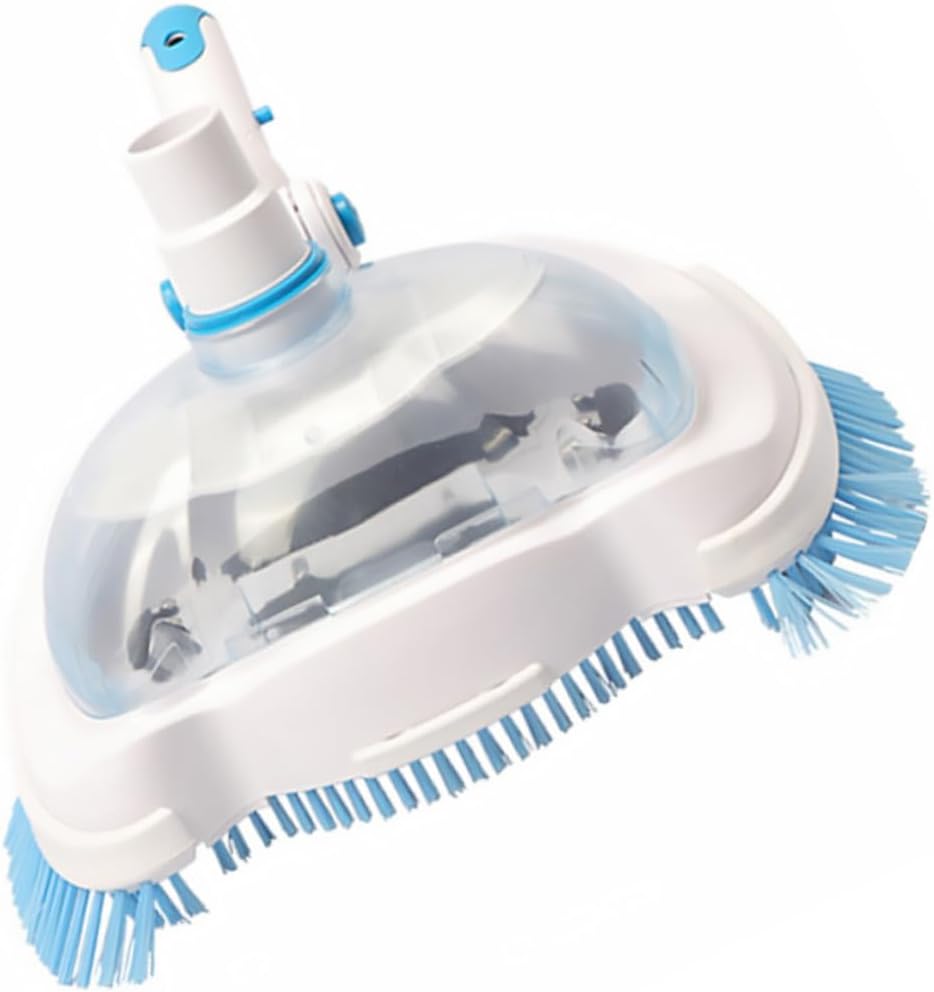 Convenient Pool Cleaning Brush Plastic Vacuum for Efficient Cleaning of Inground Above Ground Pools Compatible Standard Hoses