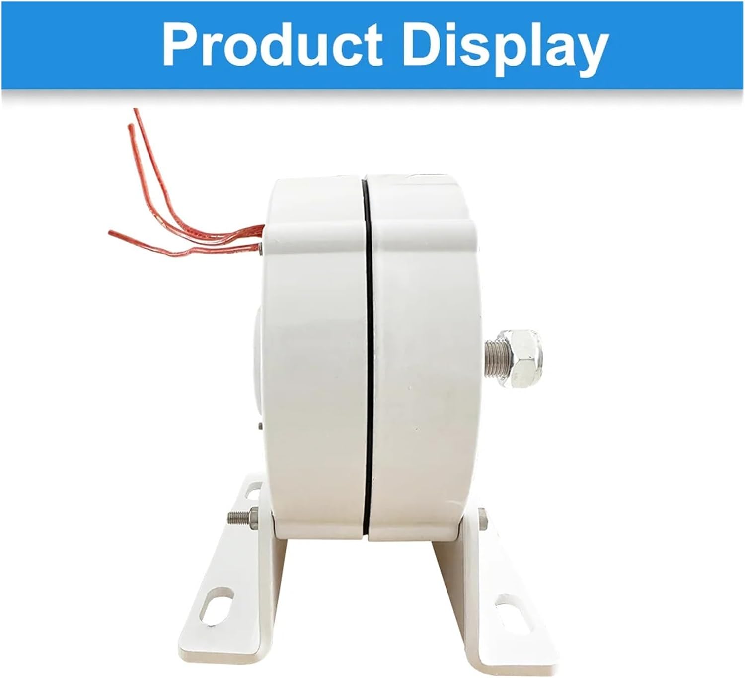 500W Wind Turbine Generators Kit 12V 24V 48V Gearless Permanent Magnet Generator Turbine Low Speed For Water Conservancy And Wind Power Household Low Starting Speed for Home(With Base,DOUBLE SHAFT_12V