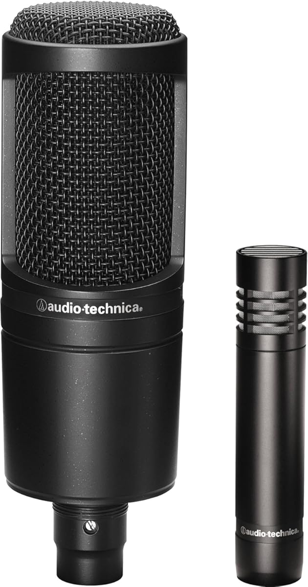 Audio-Technica AT2041SP Professional Studio Condenser Microphone Pack, Black