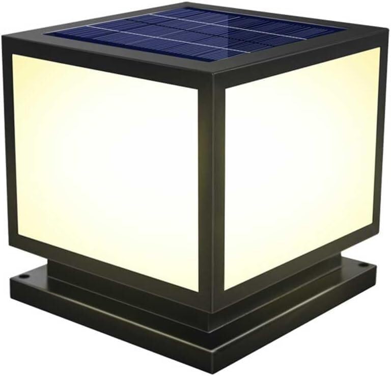 Solar Waterproof Bollard Light Outdoor Landscape Pool Terrace Lighting Used for Courtyard Villa Light Decoration(50cm)