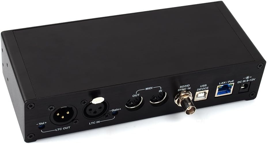 Timecode Center MTC-30 Supports Timecode Reader Generator Converter SMPTE LTC ArtTimeCode RTP-MIDI MMC PoE(MTC-30)