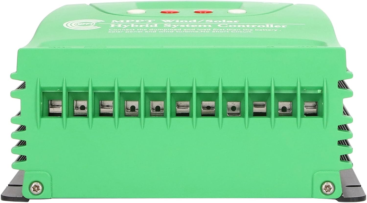 MPPT Charge Controller 12V 24V 30A Hybrid Wind Solar Regulator with LCD Display - High Efficiency Boost Charging, Dual Power Supply, Ideal for Battery and Off - Grid Use (GPI6060)