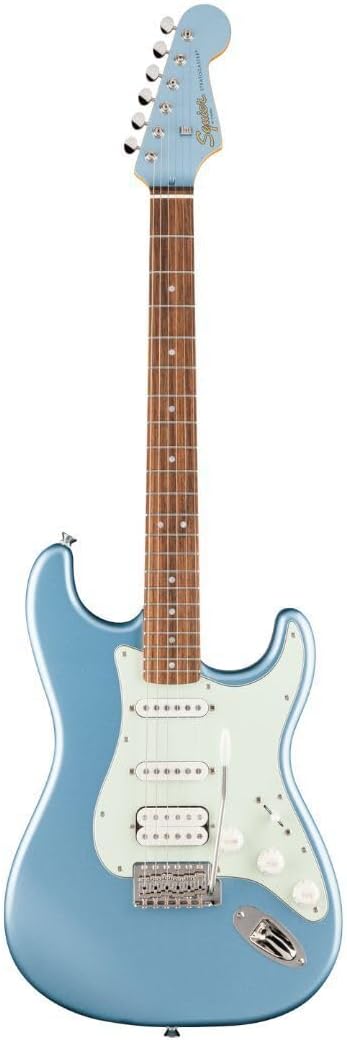 Fender Limited Edition Classic Vibe '60s Stratocaster HSS 6-String Right-Handed Electric Guitar with Poplar Body, Maple Neck, and Indian Laurel Fingerboard (Ice Blue Metallic)
