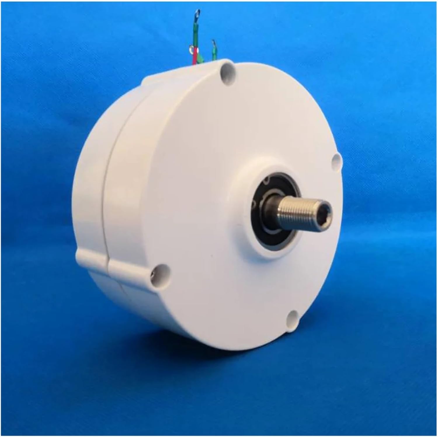 Low Speed 100W 200W 12V 24V Gearless Permanent Magnet Generator for Wind Turbines and Water Turbines Low Starting Speed for Home(Single Shaft,12V_200W)