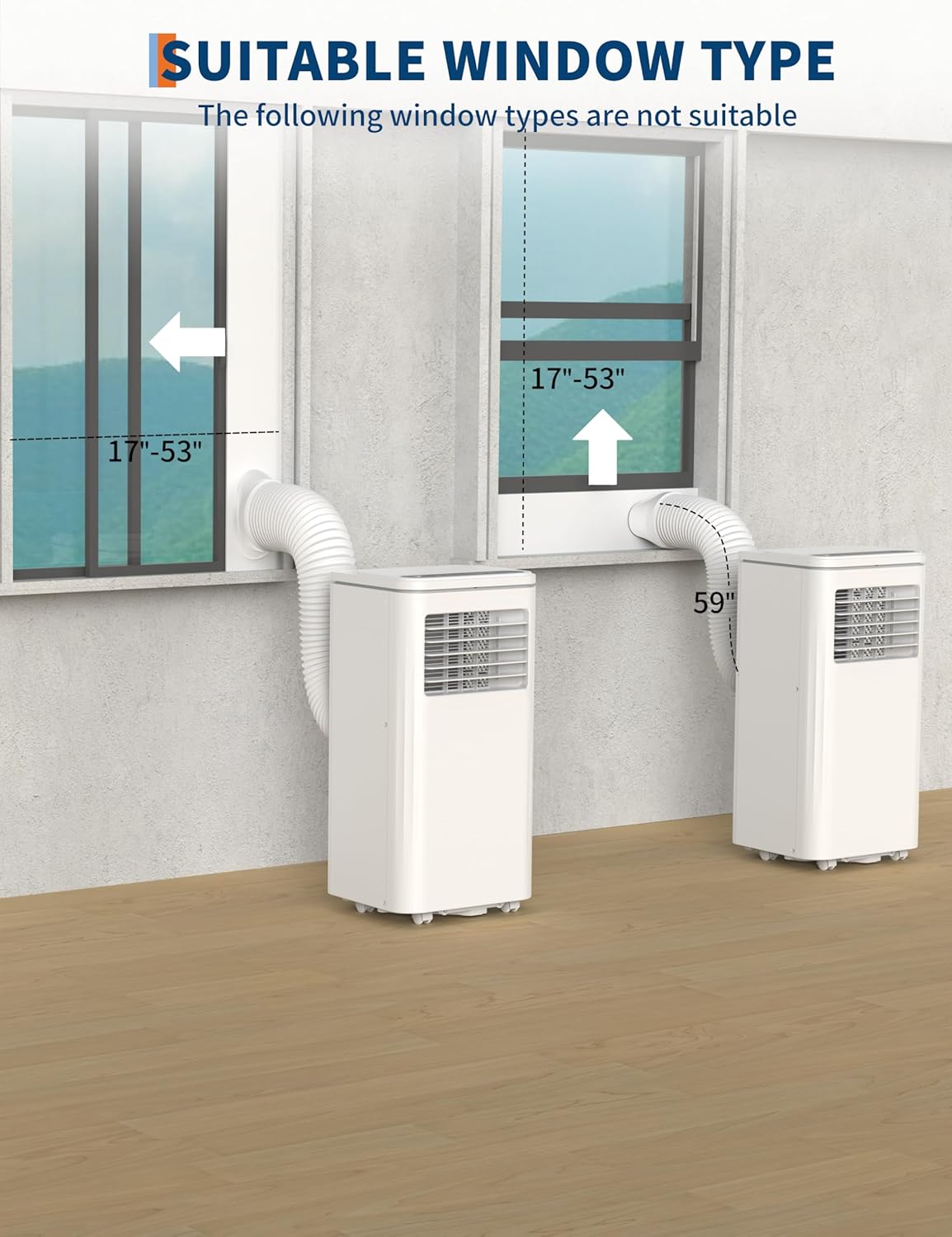 10,000 BTU Portable Air Conditioner,3 in-1 Portable AC Unit for Room up to 450 sq.ft,Remote Control with Cools/Fan/Dehumidifier,24H Timer,sleep mode,Bedroom Office