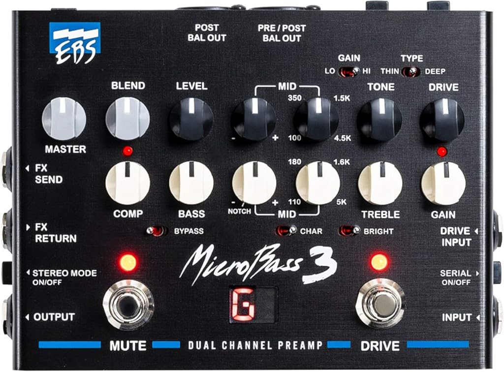 EBS MicroBass 3 2-Channel Preamp