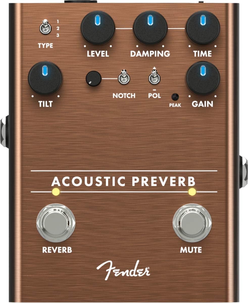 Fender Acoustic Preverb Acoustic Preamp/Reverb Pedal