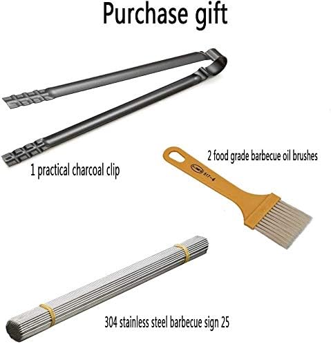 Fire Pits Outdoor Wood Burning Fire Pits Outdoor, Bonfire Wood Burning Patio,BBQ Grill Fire, with Kit for Fire Pit for Picnic Bonfire, Camping with Cover BBQ Cooking for Outside Camping