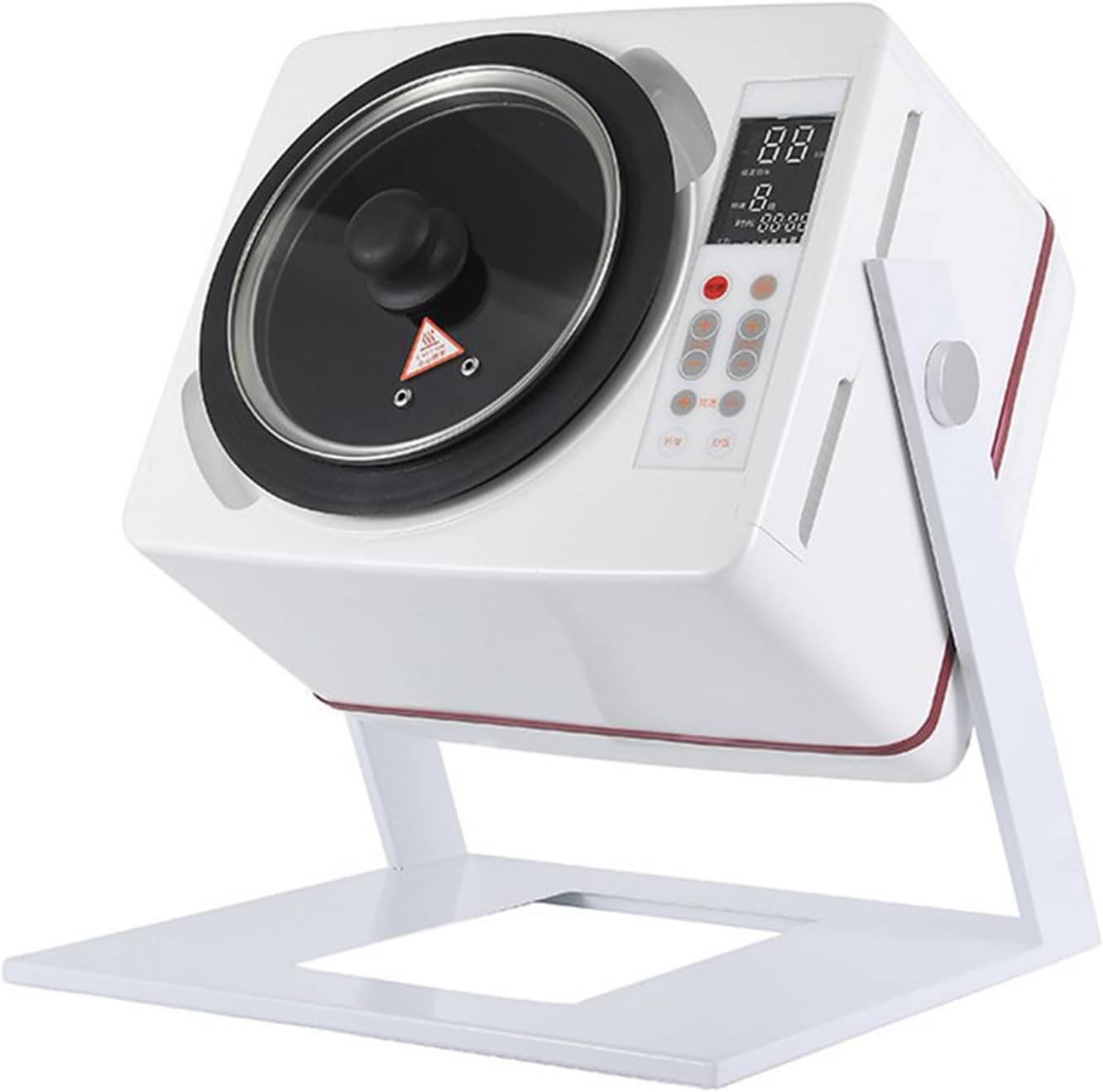 2500W Commercial Food Processor&Automatic Cooking Machine&6L Intelligent Automatic Cooking Machine,Drum Type Food Processor with Smart Touch Screen