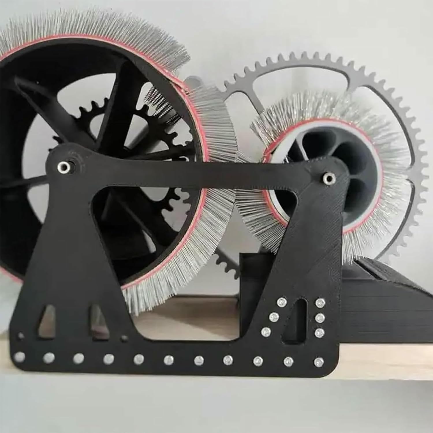 Manual Wool Carding Machine Wool Drum Carder Fiber Carding Machine with Hand Crank Remove Fiber Impurities Fast Color Mixing Wool Blending Wheel for Combing Blending~/