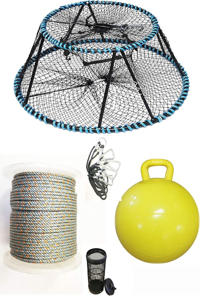 KUFA Sports Vinyl Coated Tower Style Prawn Trap(30