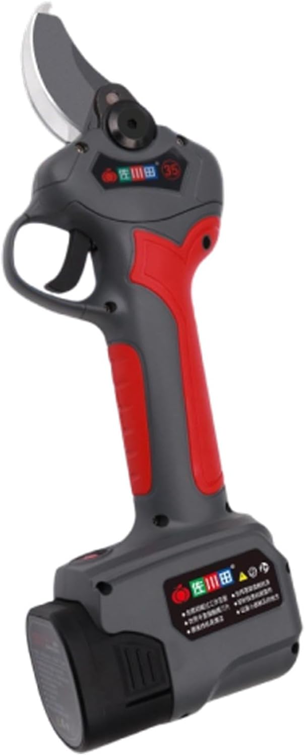 VIDECOR Cordless Pruning Shears Professional Electric Secateur Tree Trimmer Branch Pruner Efficient Portable Garden Scissors 35mmCutting Diameter for Hedge, Bush, Orchard