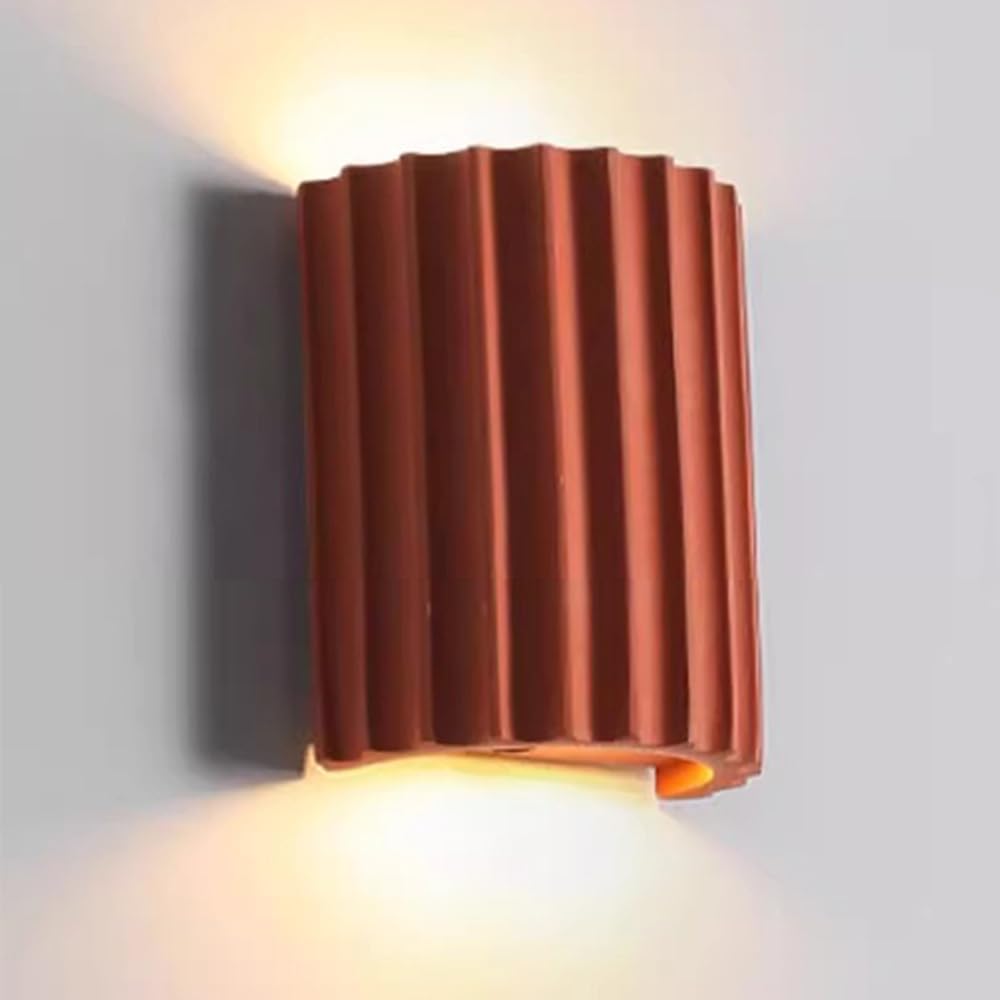 Colorful Resin Striped Wall Lamp Creative Red Wall Lighting Fixture Lamps Home Decor Nightstands Wall Sconces Light Fixtures Living Room House Entryway Wall Mounted Lamp