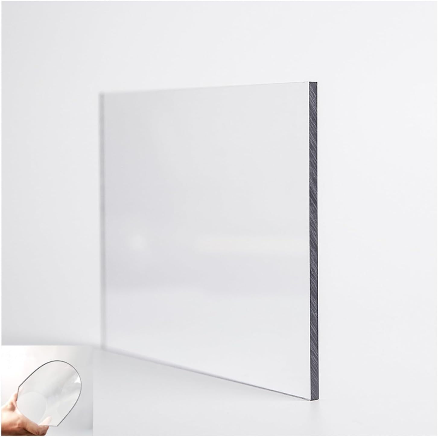 Polycarbonate Greenhouse/Cold Frame Sheets,Daylighting Panels With Protective Film For Garden Greenhouse Storage Shed，Uv Protection Rainproof Roof Cover,Transparent ( Color : 1.2mm , Size : W0.8*L12m/