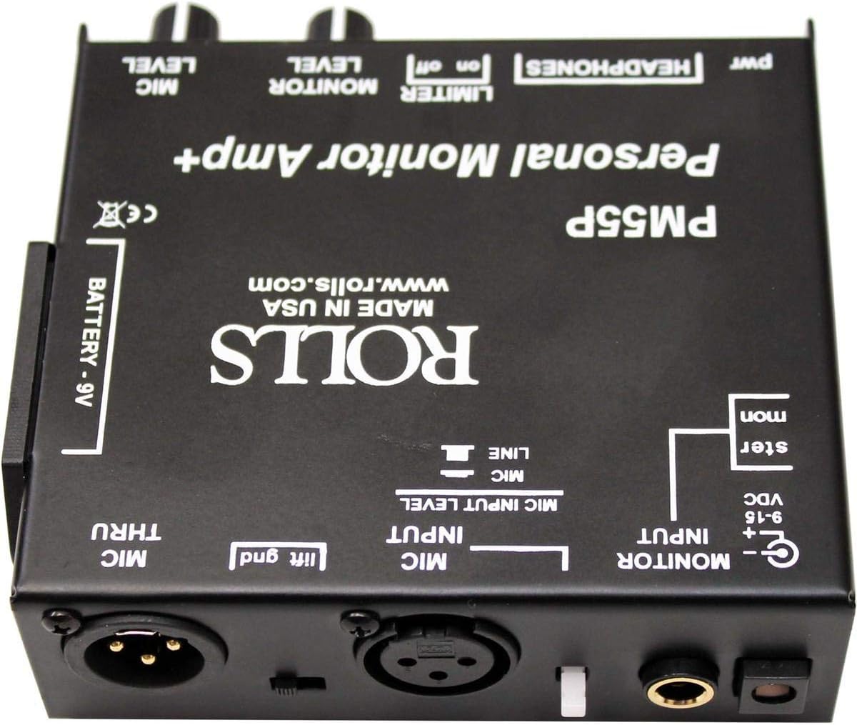 rolls PM55P Personal Monitor Amp Battery Opt