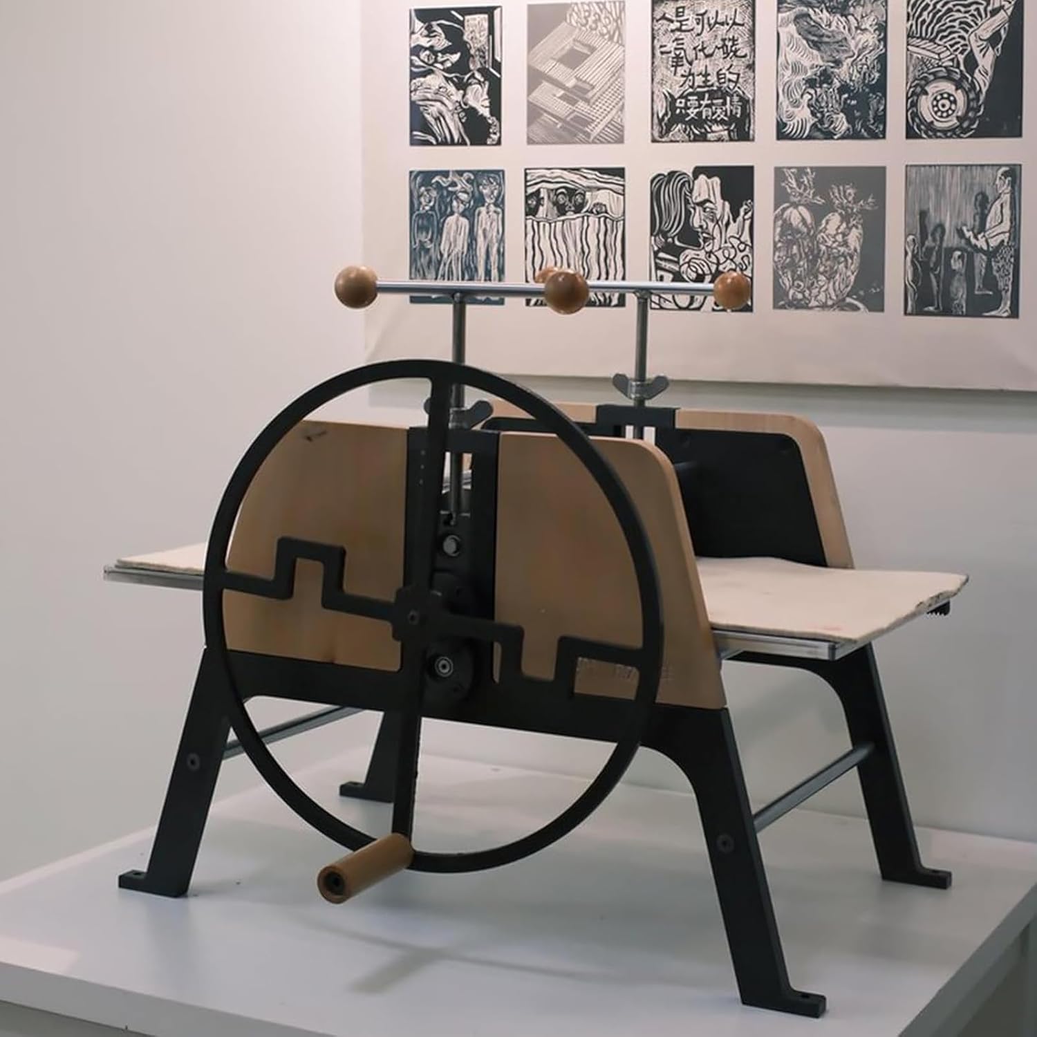 Desktop Printing Plate Making Machine, Drum Diameter 5Cm, Drum Length 28.5Cm, Desktop 55 * 28.5Cm, Suitable for Paper, Wood, Copperplate Engraving Production