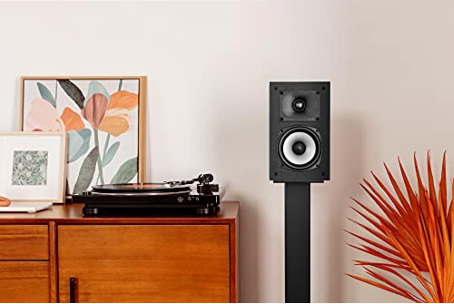 Polk Monitor XT15 Pair of Bookshelf or Surround Sound Speakers - Hi-Res Audio Certified, Dolby Atmos & DTS:X Compatible, 1