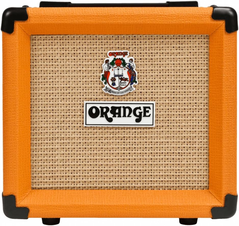 Orange PPC108 1x8-Inch Closed-Back Speaker Cabinet Bundle with Instrument Cable and Austin Bazaar Polishing Cloth