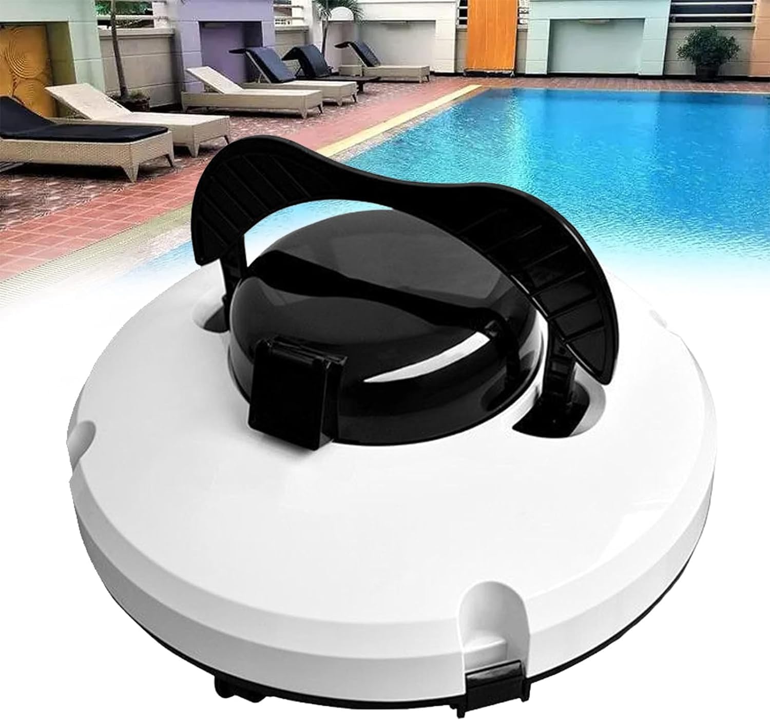 Cordless Robotic Pool Cleaner, Cordless Robotic Pool Vacuum with Wall Climbing and Smart Navigation for Above Ground/Inground Pools up to 60 Feet in Length