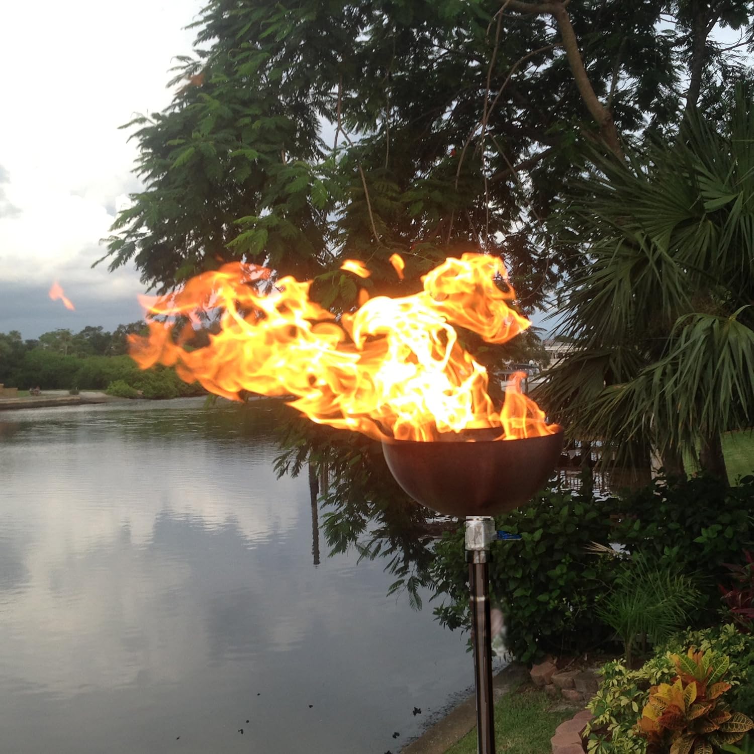 EasyFirePits Portable Propane Stainless Steel Tiki Type Torches w/All Except LP Tank (72.00, 72 Inch Torch 1 Pack)