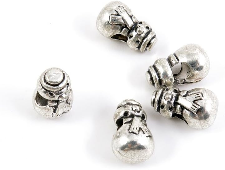 Jewelry Making Charms Antique Silver Tone Color Jewellery Charme Findingss Bulk Wholesale Suppliers Arts Crafts A9HA2 Snowman Loose Beads