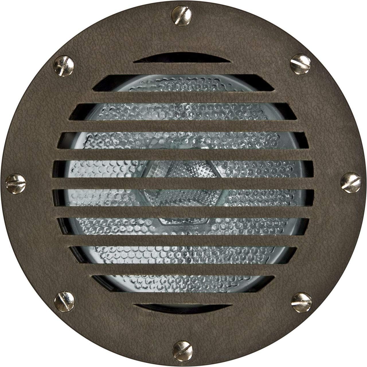 Dabmar Lighting FG4400 Fiberglass PAR38 120V Light with Grill, Bronze Finish