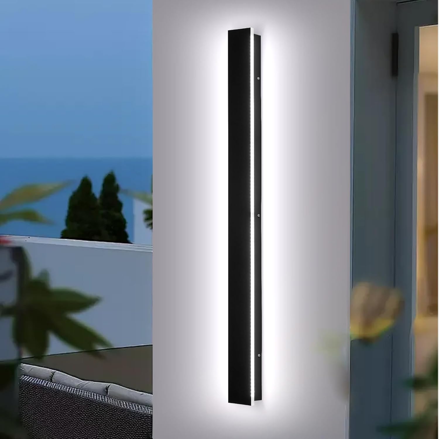 Modern Outdoor Wall Light, 39.4