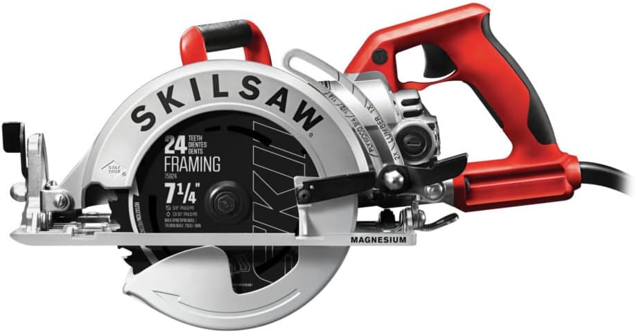 SKIL 7-1/4 In. Lightweight Worm Drive Circular Saw With Twist Lock Plug- SPT77WML-71
