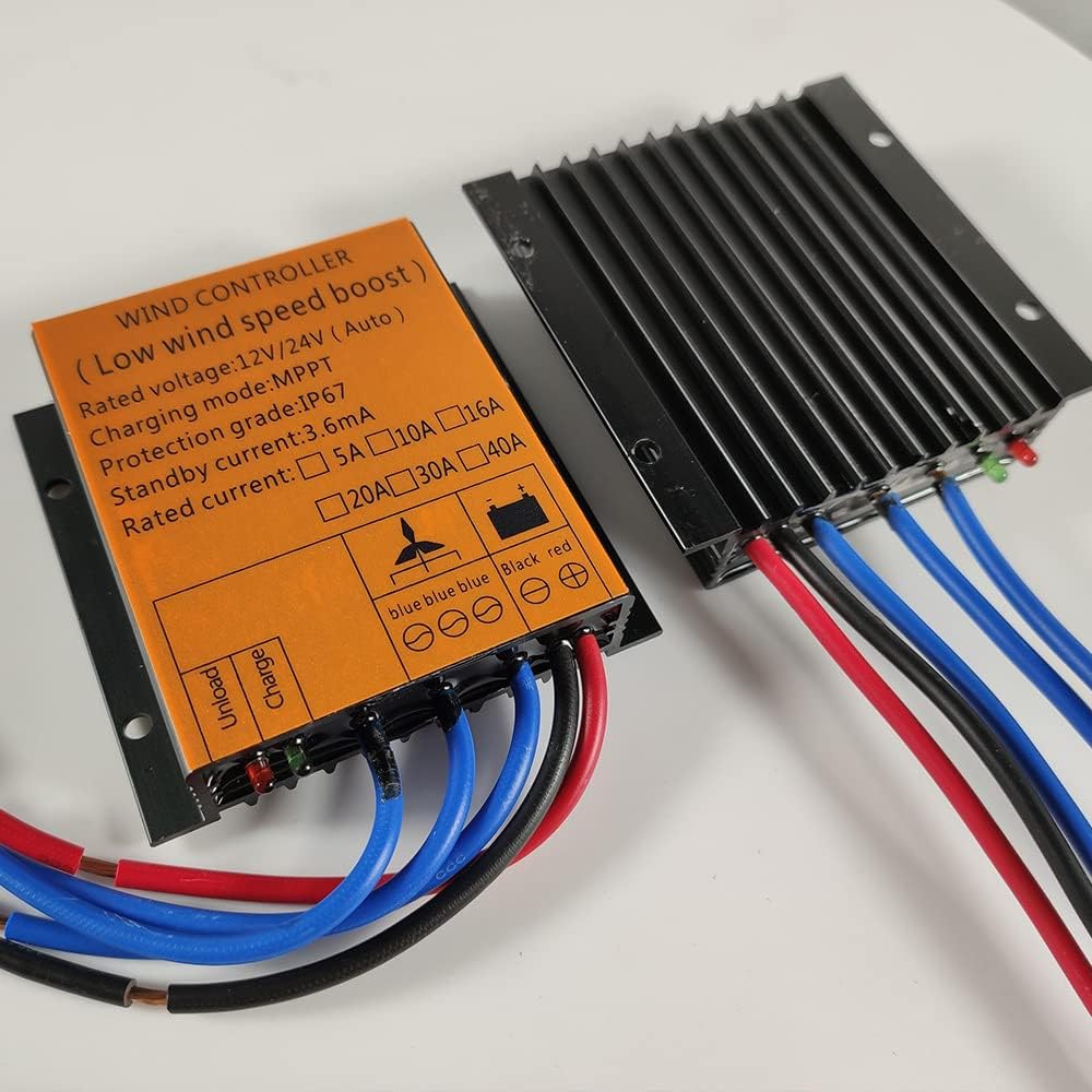 14000W No Noise Vertical Axis Wind Turbine Generator,with MPPT Controller Magnetic Levitation Wind Turbine for Home Street Lighting(48V/220V)