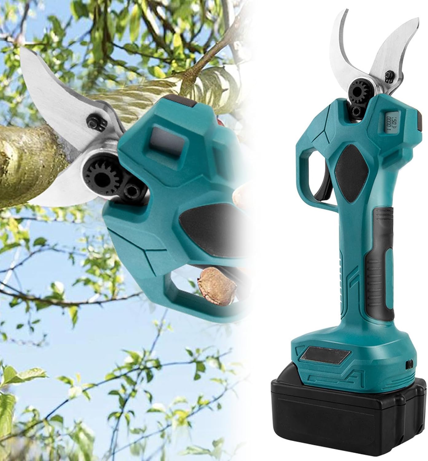 40mm Electric Branches,Branches Pruning,Power Supply,Brushless Electric Pruning, Portable Electric Pruning,The Power Prunter Used for Branch Blooming Brush(Size:B)
